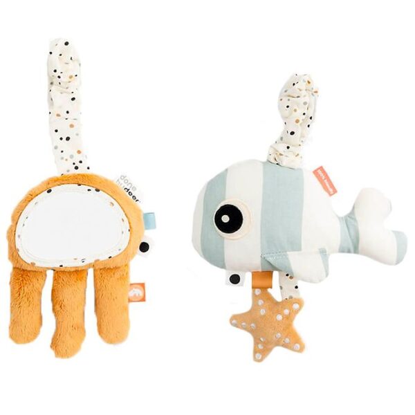 Done by Deer Ophæng - Sea Friends - Blue/Mustard