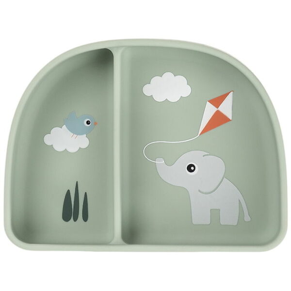 Done by Deer Skål - Stick & Stay - Playground - Grøn