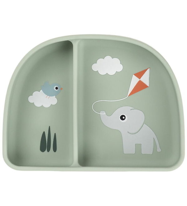 Done by Deer Skål - Stick & Stay - Playground - Grøn