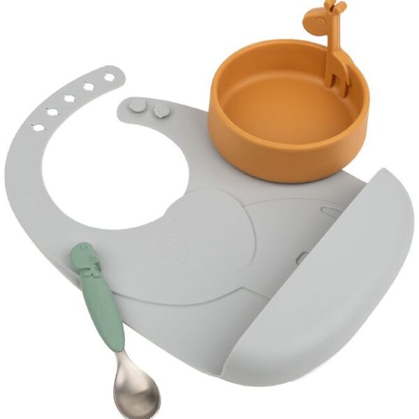 Done by Deer Spisesæt - Silikone - 3 dele - Peekaboo - Colour Mi