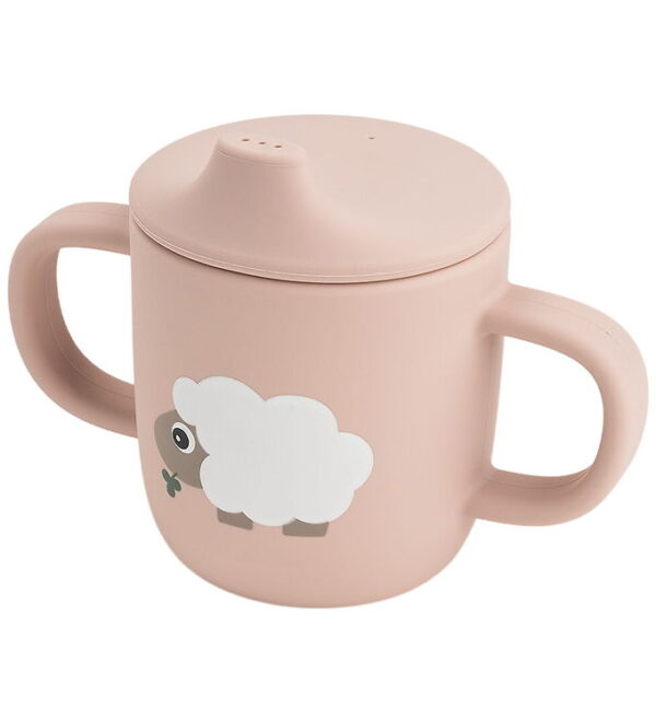 Done by Deer Tudkop m. Håndtag - Silikone - Tiny Farm - Pudder