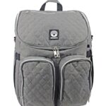 Dooky Pusletaske Rygsæk - 2 i 1 - Grey Melange