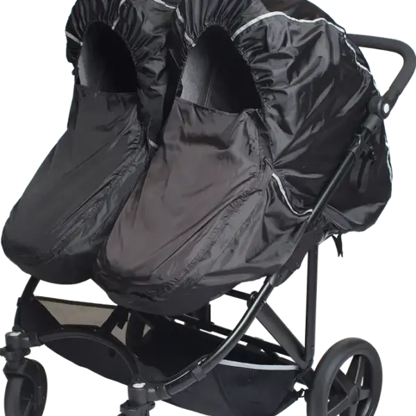 Duo Twin regnslag SMALL 70-80 cm. sort