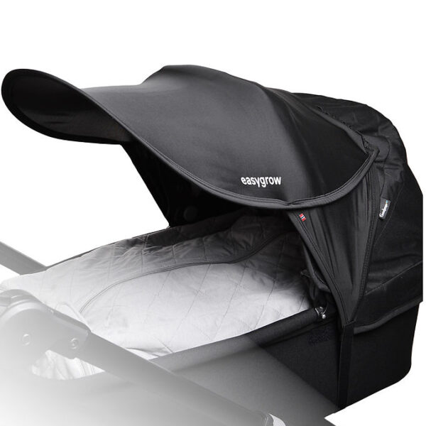 Easygrow Solskærm Til Barne/klapvogn - Universal - UV50+ - Sort