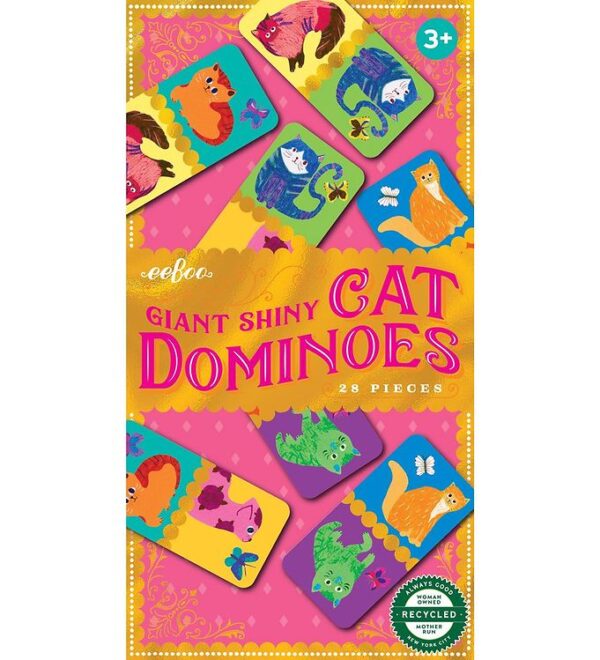 Eeboo Dominospil - 28 Brikker - Katte