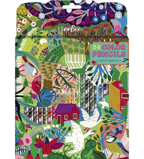Eeboo Farveblyanter - 24 Stk. - Bountiful Garden Eeboo Farveblyanter - 24 Stk. - Bountiful Garden