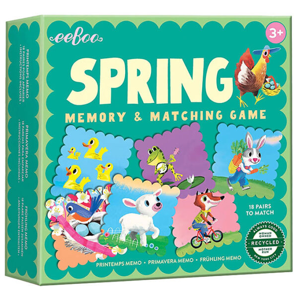 Eeboo Huskespil - 18 Par - Forår