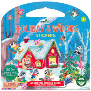 Eeboo Klistermærkebog - 200+ stk. - Jul i Skoven
