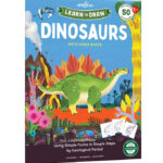 Eeboo Malebog - Lær At Tegne - Dinosaurer