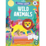 Eeboo Malebog - Lær At Tegne - Vilde Dyr