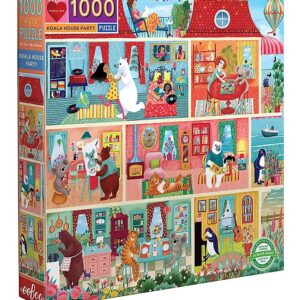 Eeboo Puslespil - 1000 Brikker - Koala House Party