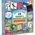 Eeboo Vendespil m. Faktaplakat - Naturvidenskab