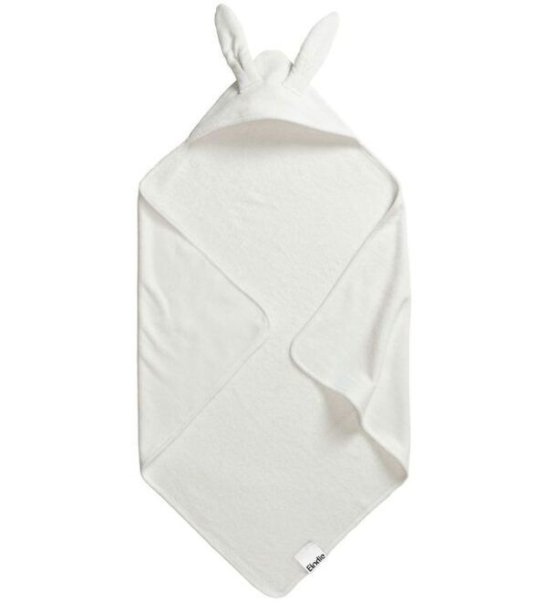 Elodie Details Babyhåndklæde - 80x80 cm - Vanilla White Bunny