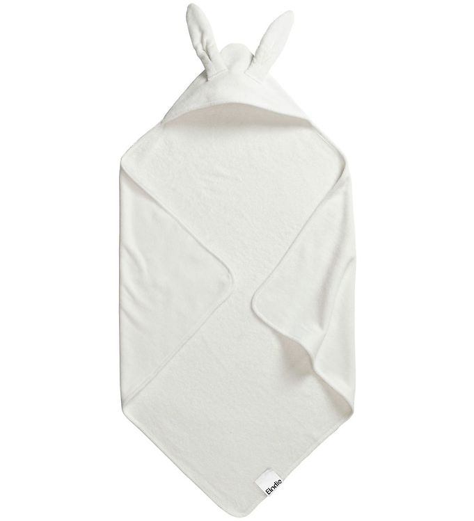 Elodie Details Babyhåndklæde - 80x80 cm - Vanilla White Bunny