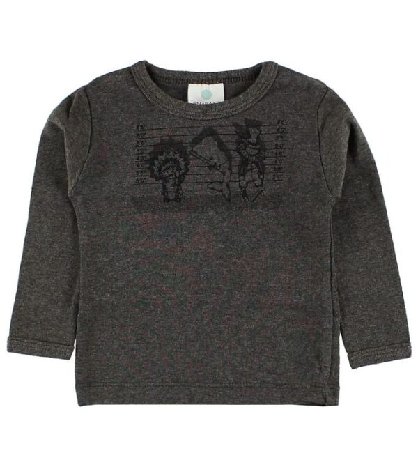 En Fant Bluse - Brunmeleret En Fant Bluse - Brunmeleret