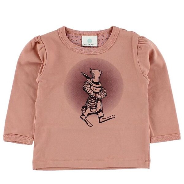 En Fant Bluse - Gl. Rosa m. Klovn
