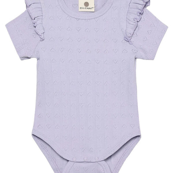 En Fant Body k/æ - Pointelle - Purple Heather