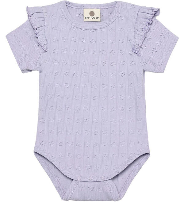 En Fant Body k/æ - Pointelle - Purple Heather En Fant Body k/æ - Pointelle - Purple Heather