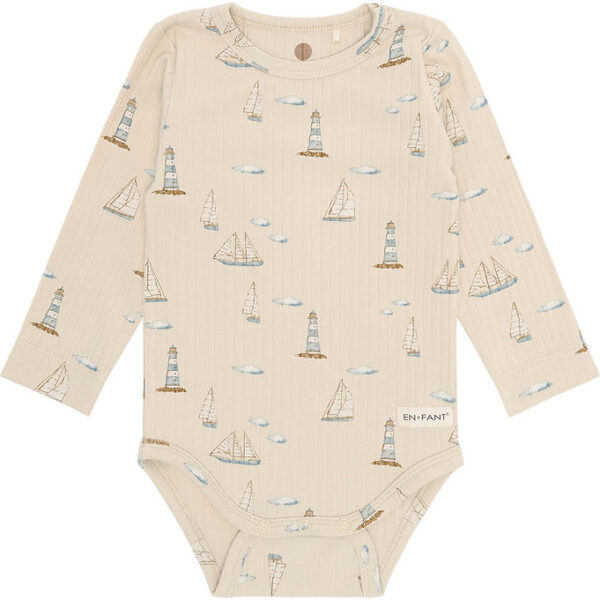 En Fant Body l/æ - Rib - Fog m. Skibe