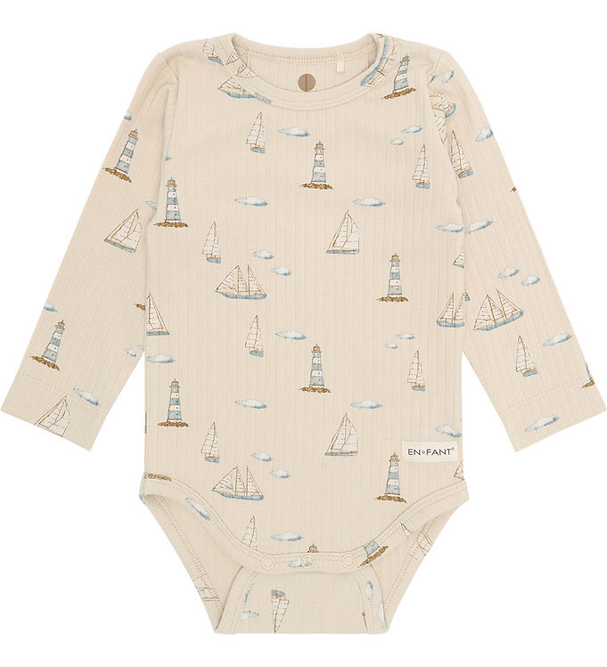 En Fant Body l/æ - Rib - Fog m. Skibe