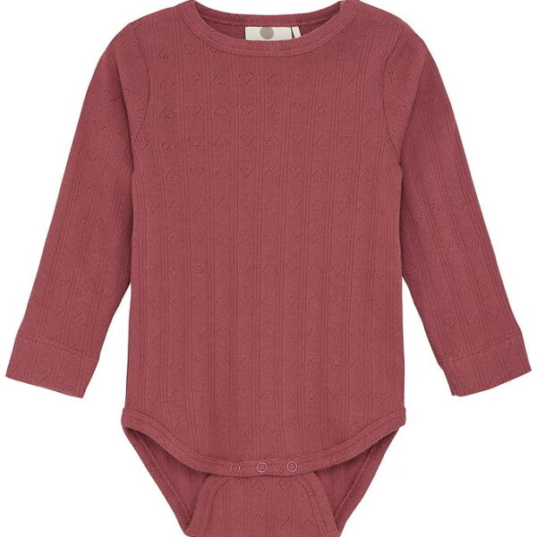 En Fant Body l/æ - Roan Rouge m. Hulmønster