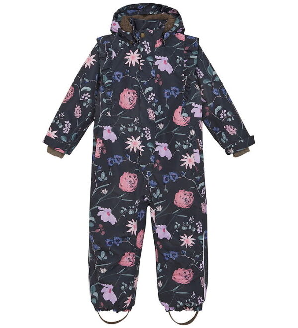 En Fant Flyverdragt - Ebony m. Blomster/Flæser En Fant Flyverdragt - Ebony m. Blomster/Flæser