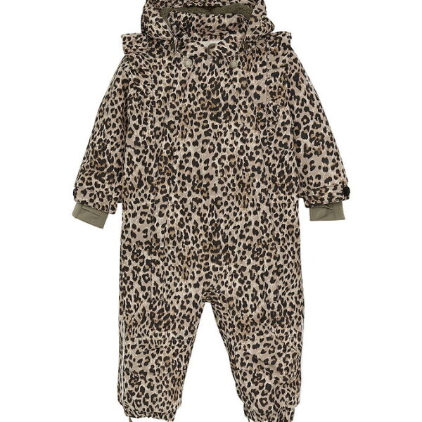 En Fant Flyverdragt - Pine Bark m. Leopard