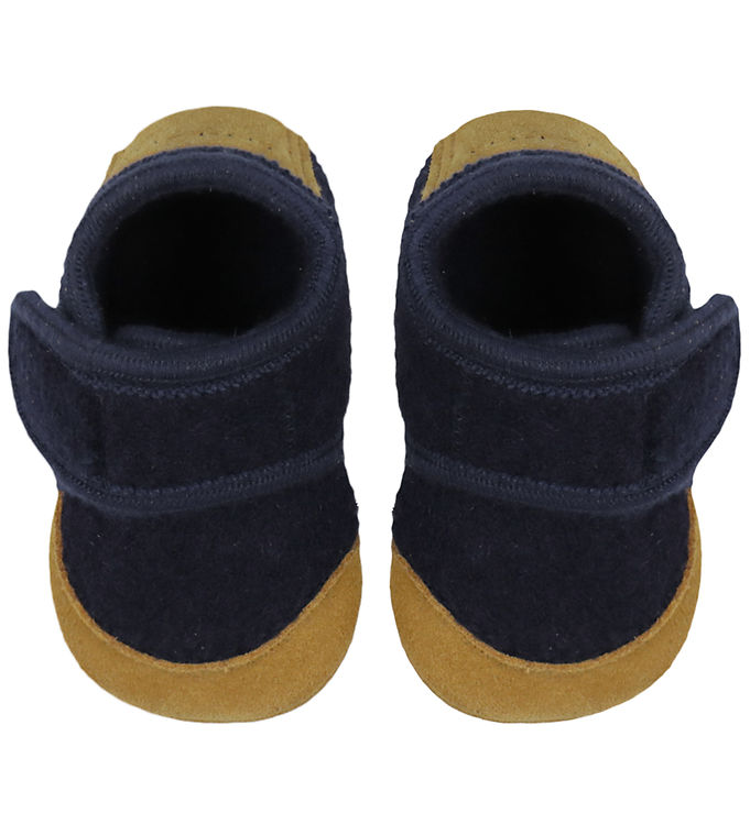 En Fant Hjemmesko - Uld - Navy En Fant Hjemmesko - Uld - Navy