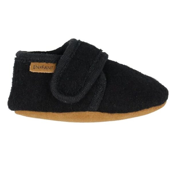 En Fant Hjemmesko - Uld - Sort En Fant Hjemmesko - Uld - Sort