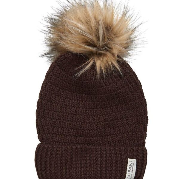 En Fant Hue - Uld/Akryl - 2-lags - Coffee Bean m. Kvast