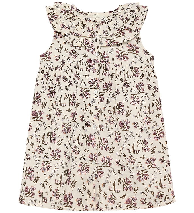 En Fant Kjole - Floral Woven - Eggnog En Fant Kjole - Floral Woven - Eggnog