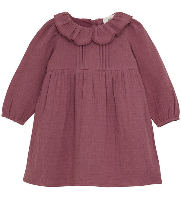En Fant Kjole - Musselin - Roan rouge