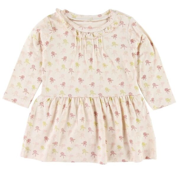 En Fant Kjole - Pudder m. Blomster/Glimmer