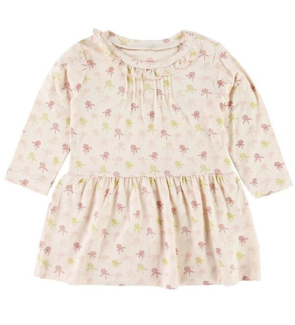 En Fant Kjole - Pudder m. Blomster/Glimmer En Fant Kjole - Pudder m. Blomster/Glimmer