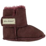 En Fant Lammeskindsfutter m. For - Bordeaux