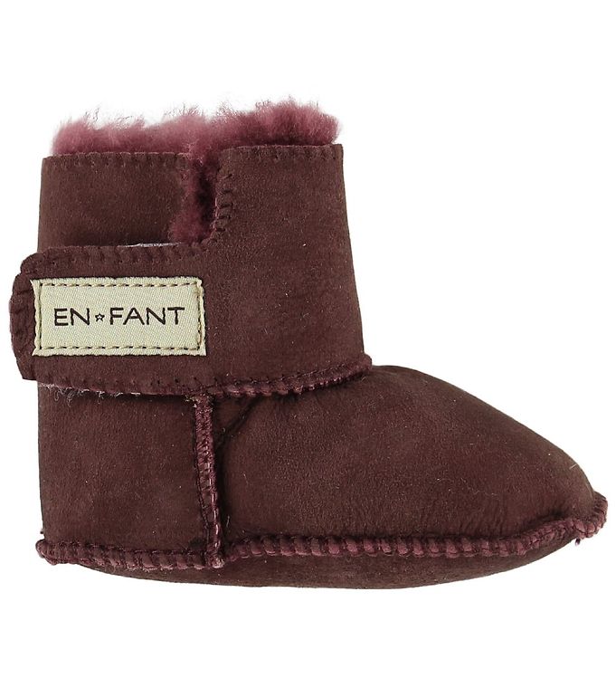 En Fant Lammeskindsfutter m. For - Bordeaux En Fant Lammeskindsfutter m. For - Bordeaux