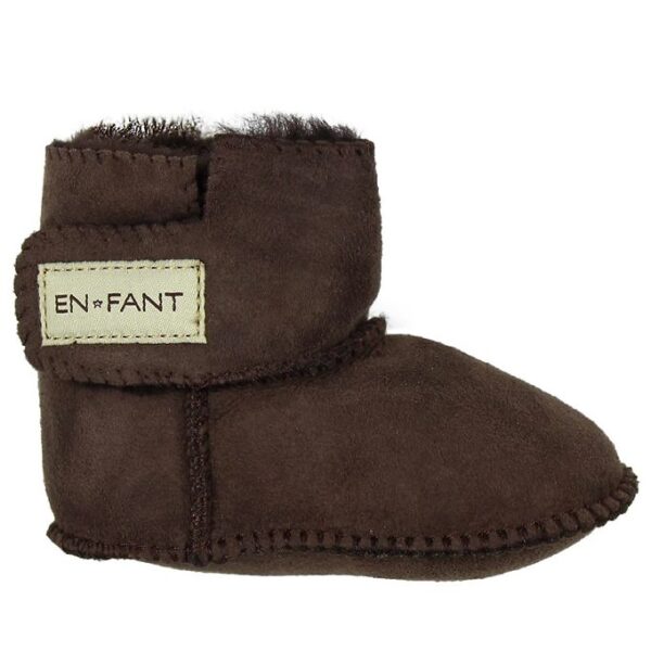 En Fant Lammeskindsfutter m. For - Brun