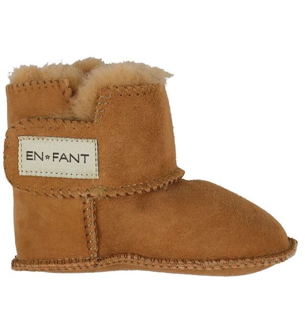 En Fant Lammeskindsfutter m. For - Leather Brown En Fant Lammeskindsfutter m. For - Leather Brown