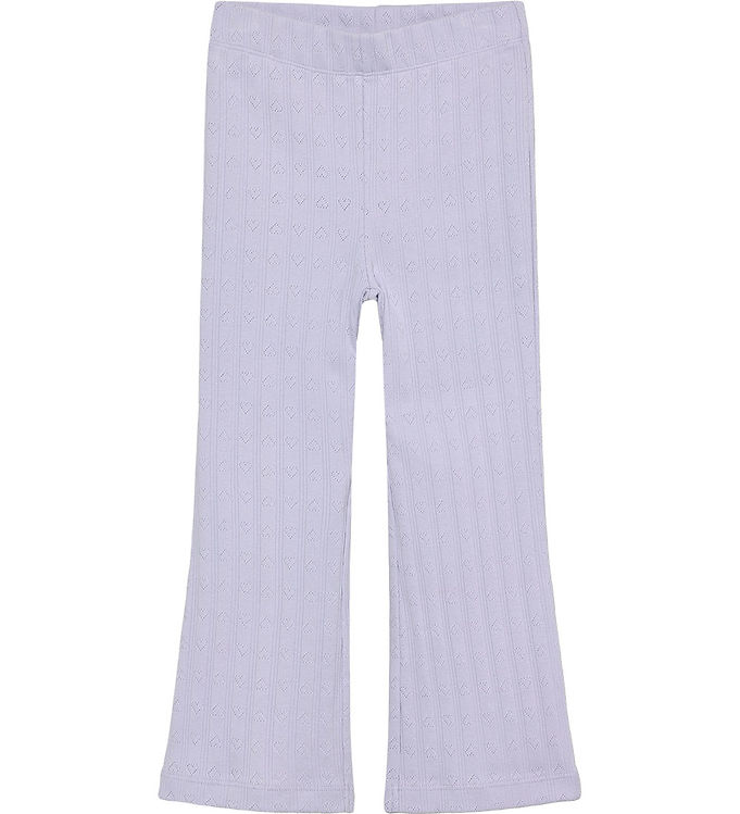 En Fant Leggings - Pointelle - Purple Heather