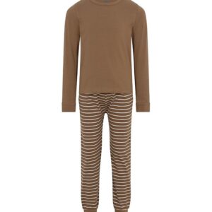 En Fant Nattøj - Sæt - Coca Mocha