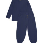 En Fant Nattøj - Sæt - Indigo Blue