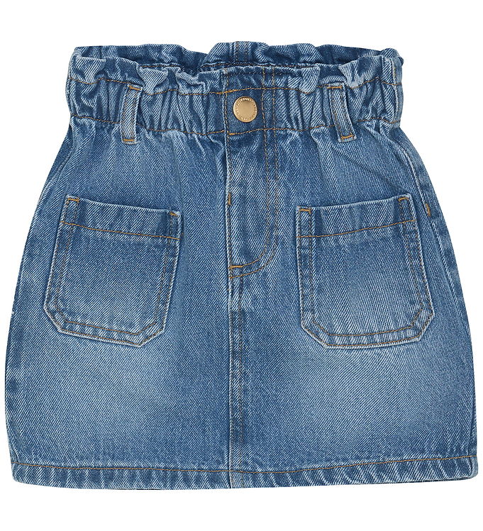 En Fant Nederdel - Denim - Light Denim Blue En Fant Nederdel - Denim - Light Denim Blue