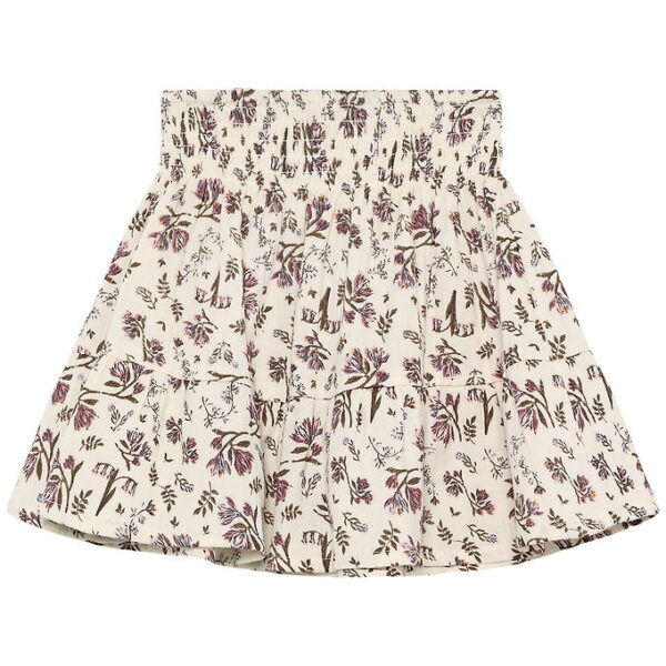 En Fant Nederdel - Floral Woven - Eggnog