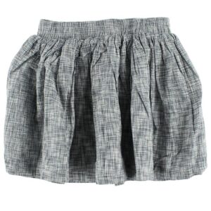 En Fant Nederdel - Grå/Hvidternet