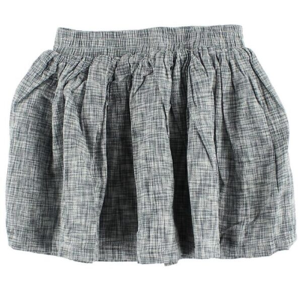 En Fant Nederdel - Grå/Hvidternet