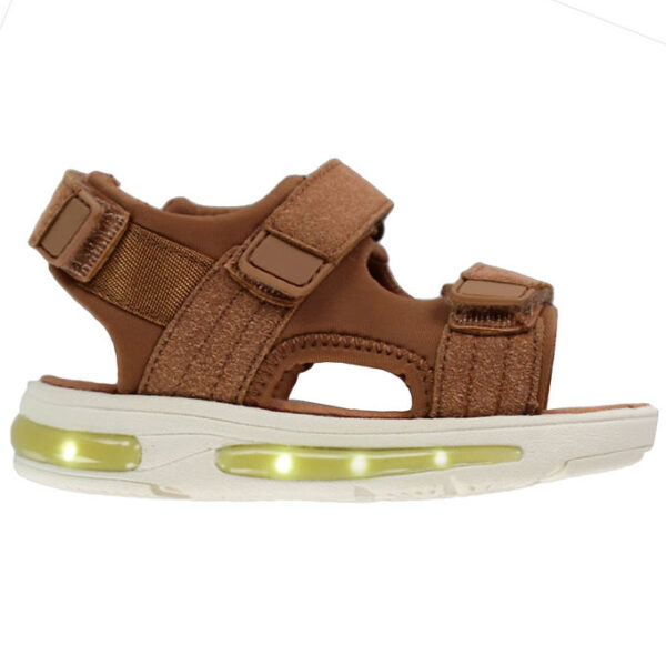 En Fant Sandaler - Velcro w. Light - Mocha Mousse