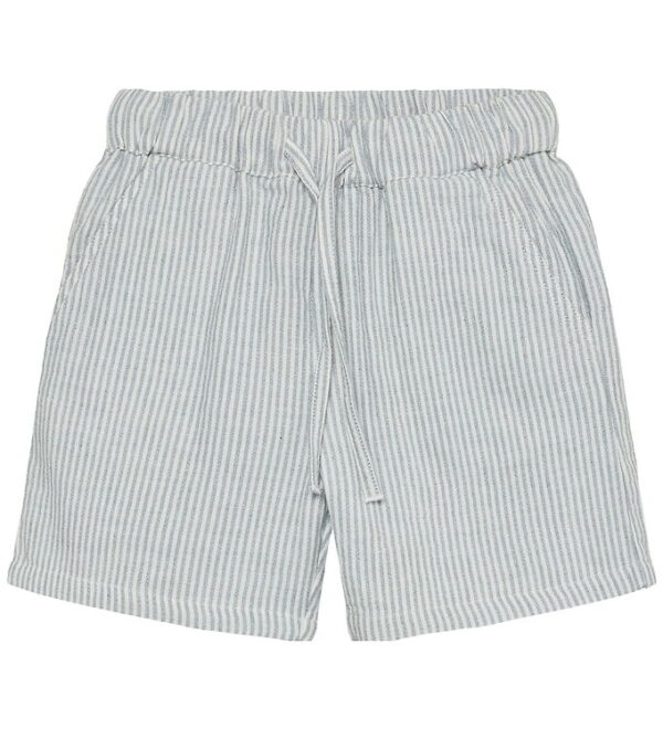 En Fant Shorts - Muslin Stripe - Citadel En Fant Shorts - Muslin Stripe - Citadel