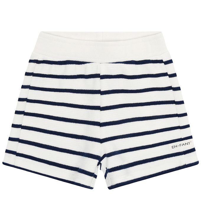 En Fant Shorts - Stripe - Medieval Blue En Fant Shorts - Stripe - Medieval Blue