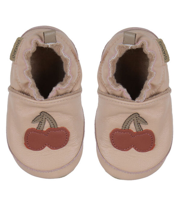 En Fant Skindfutter - Applique - Rose Dust m. Kirsebær