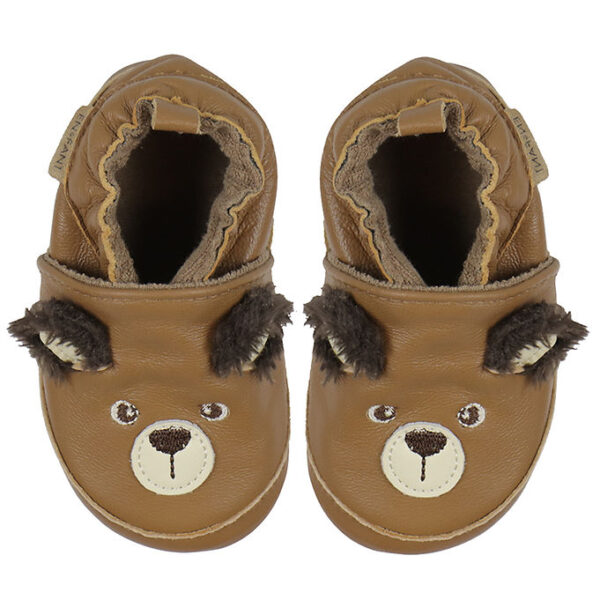 En Fant Skindfutter - Applique - Toasted Coconut m. Bjørn